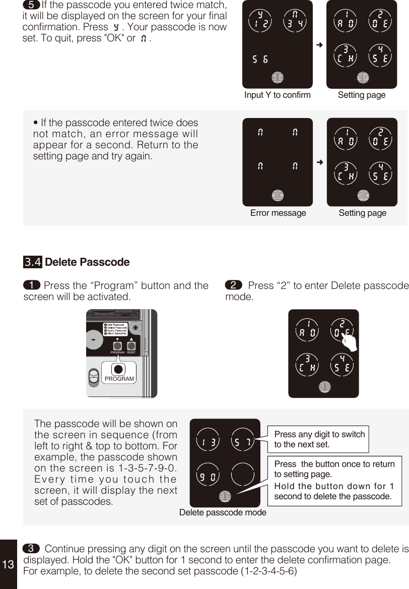Page 16 of Smart Technologies and Investment SMARTPGD728 Electronic lock with Bluetooth User Manual 
