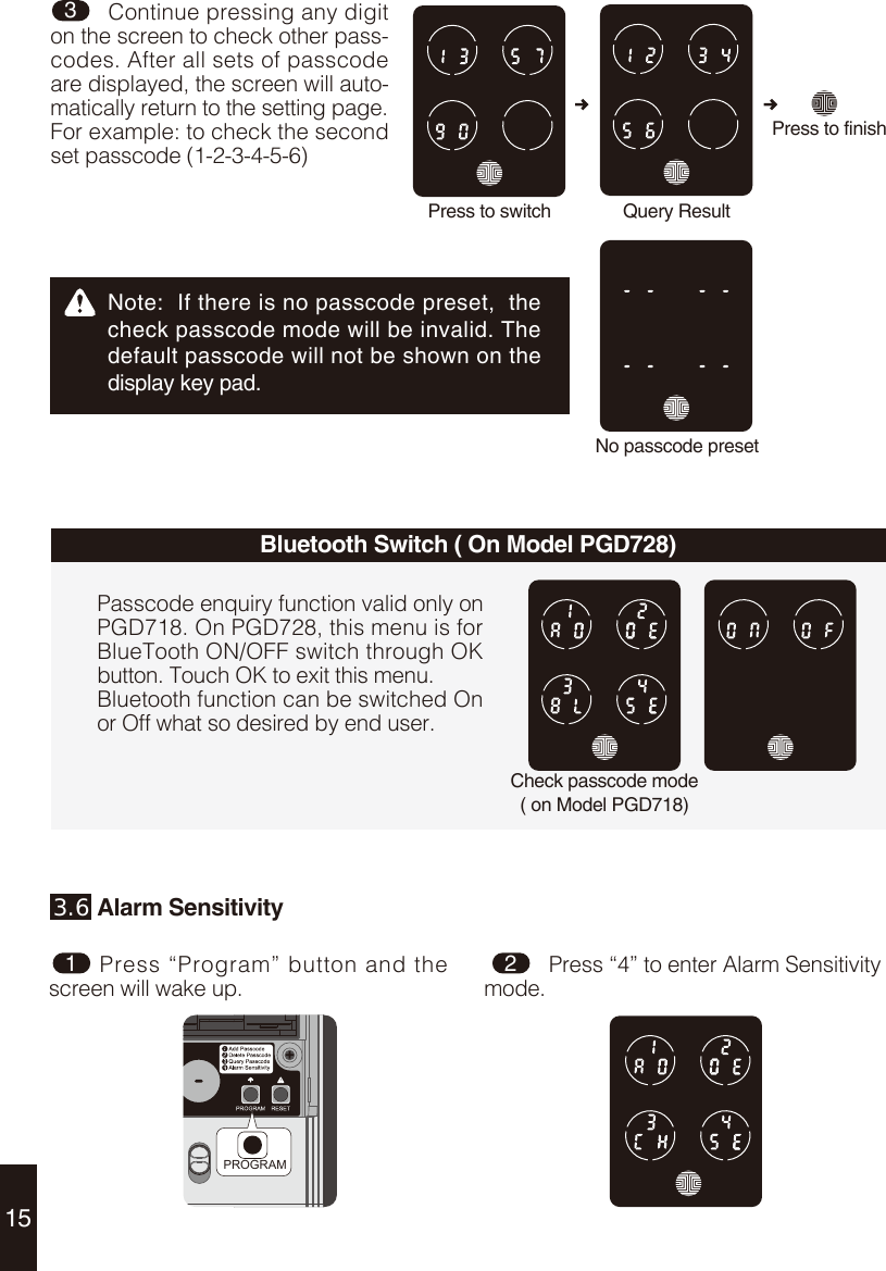 Page 18 of Smart Technologies and Investment SMARTPGD728 Electronic lock with Bluetooth User Manual 