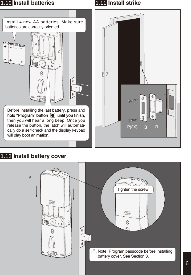 Page 9 of Smart Technologies and Investment SMARTPGD728 Electronic lock with Bluetooth User Manual 