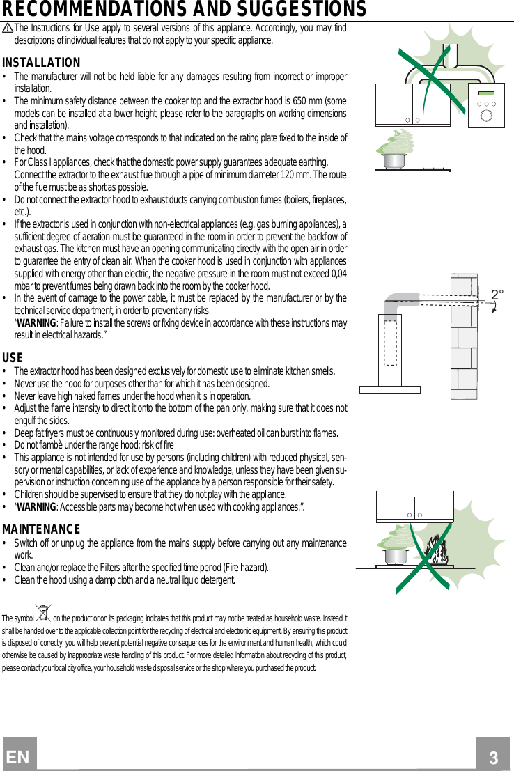 Page 3 of 12 - Smeg SHC700X - 991.0264.134_ver2 User Manual  To The C6b11e1a-a6f2-436b-bb53-f602b762eba3