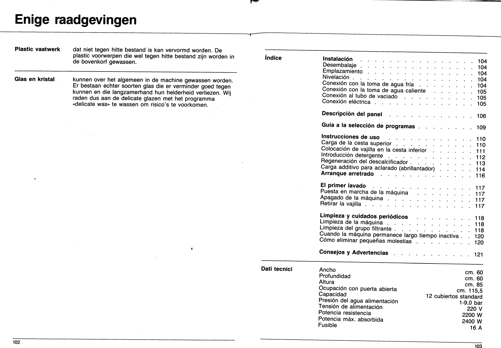 Page 2 of 12 - Smeg Smeg-Ddw104-Instructions-For-Installation-And-Use-  Smeg-ddw104-instructions-for-installation-and-use