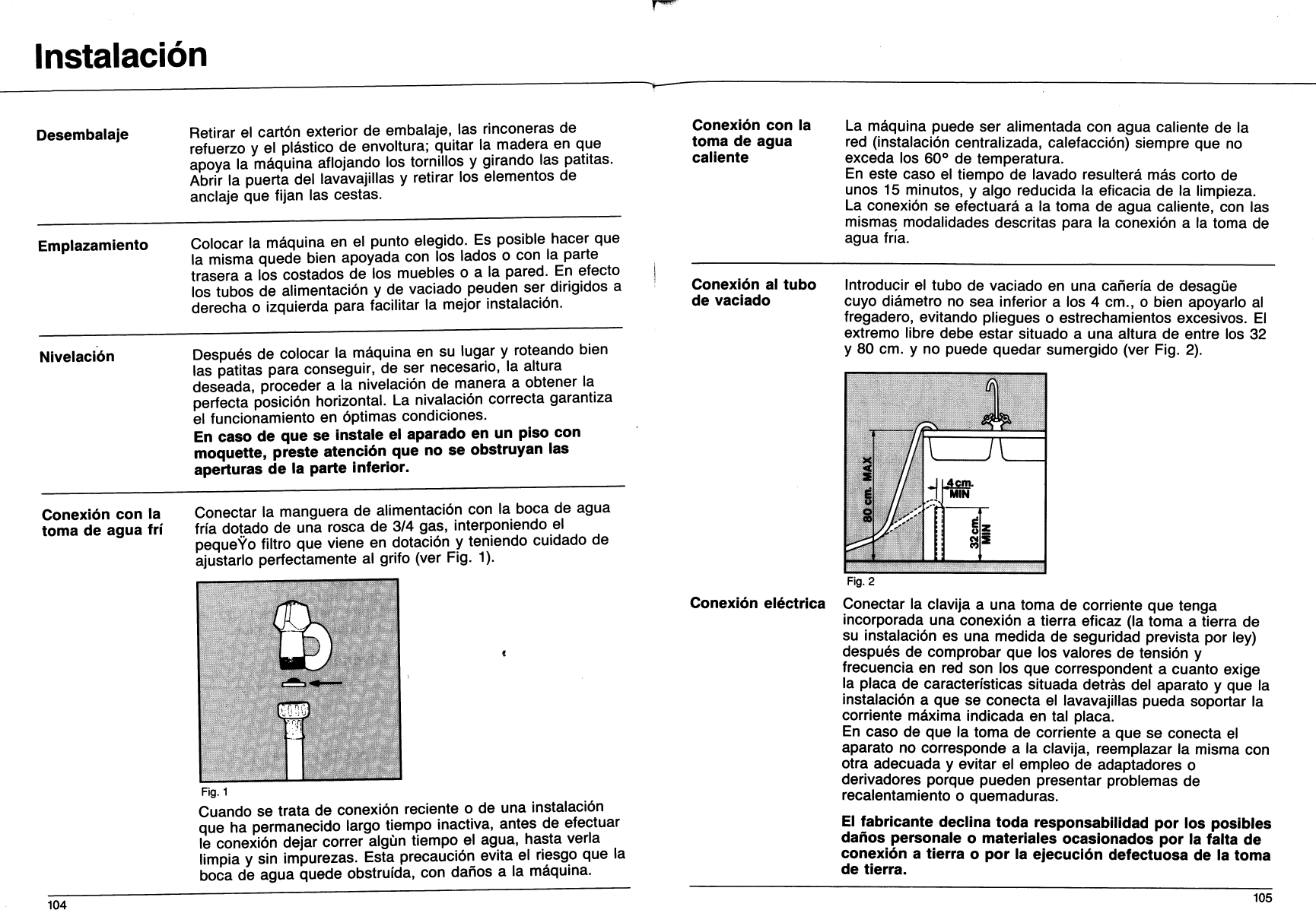 Page 3 of 12 - Smeg Smeg-Ddw104-Instructions-For-Installation-And-Use-  Smeg-ddw104-instructions-for-installation-and-use