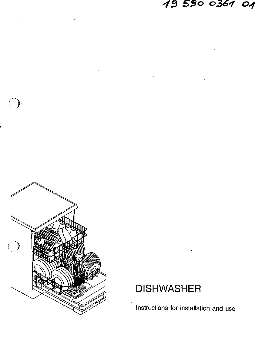 Smeg Dwi710 Instructions For Installation And Use