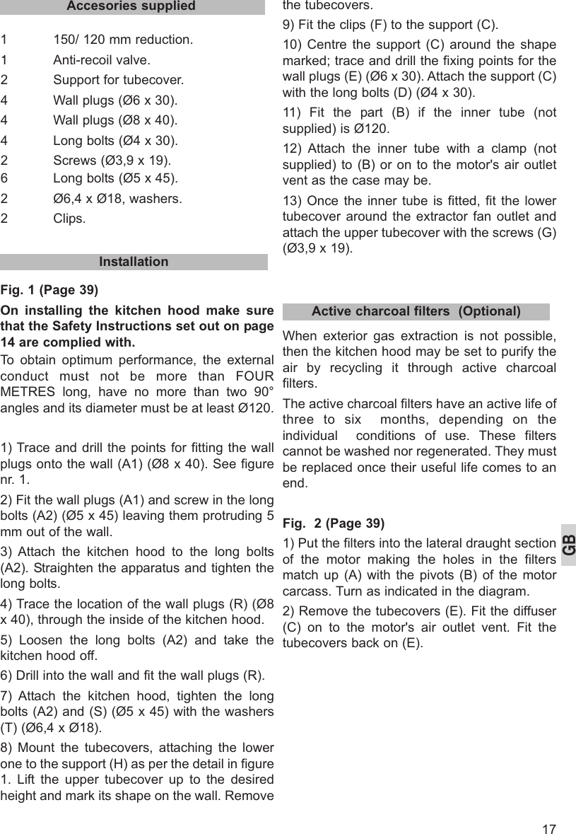 Page 5 of 7 - Smeg Smeg-Kse-61X-Users-Manual- Manual_KSE_smeg  Smeg-kse-61x-users-manual