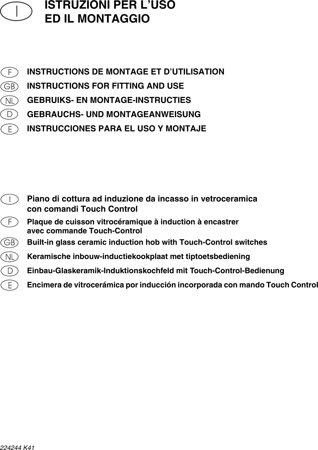 Smeg Se2642id Instructions For Use