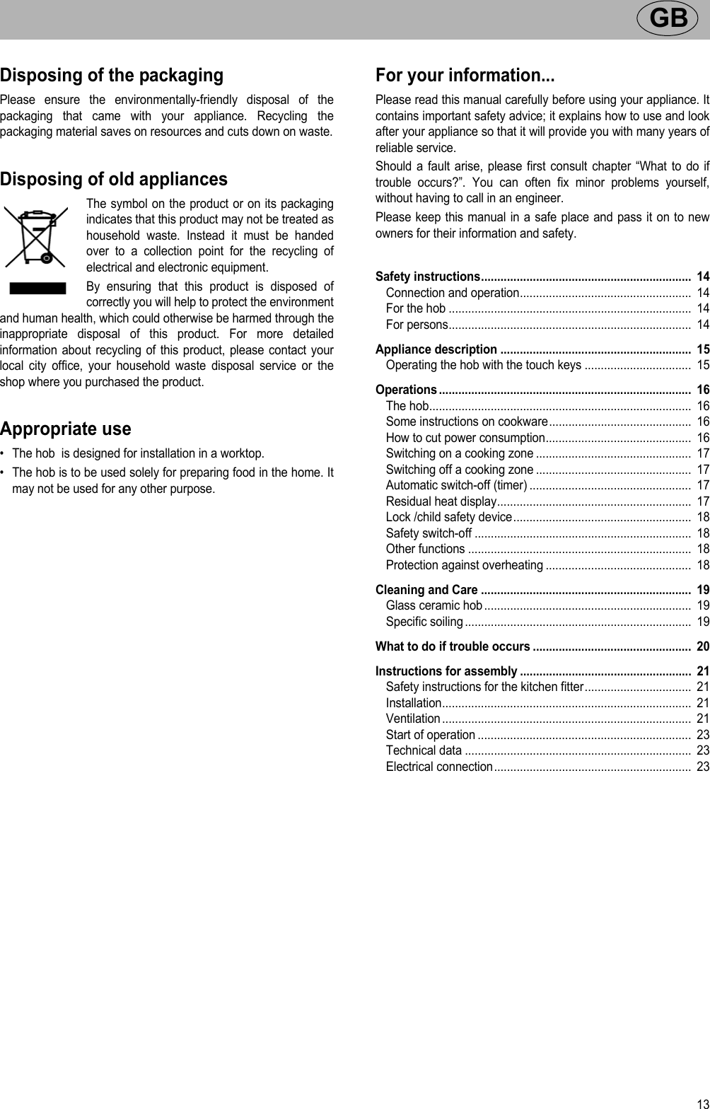 Page 2 of 12 - Smeg Smeg-Se2732Id-Instructions-For-Use- 224898Buch  Smeg-se2732id-instructions-for-use