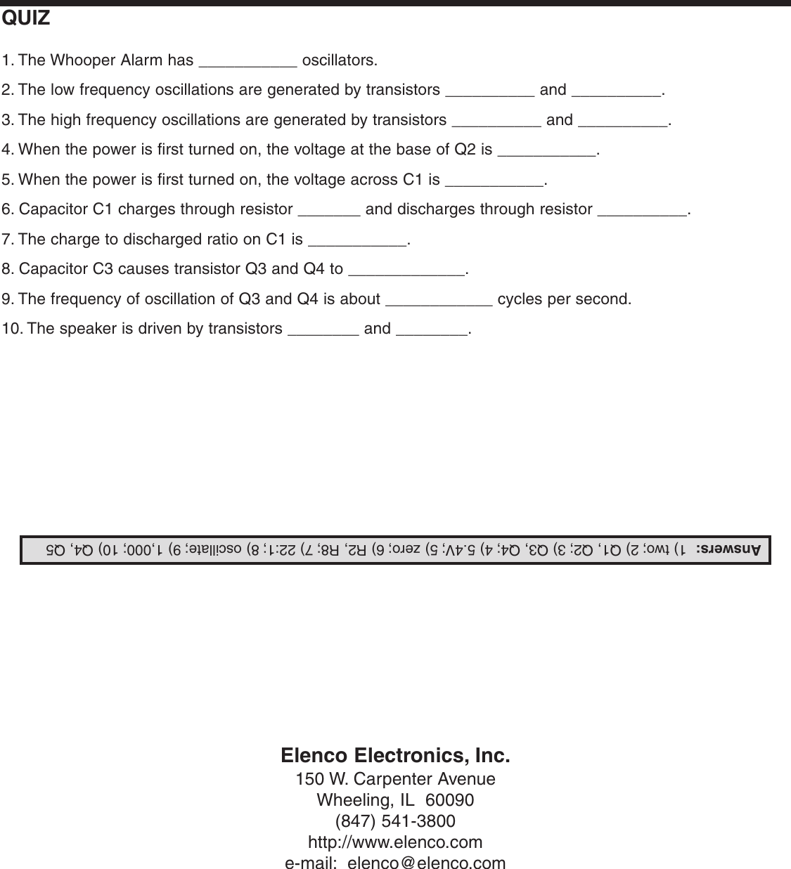 Page 8 of 8 - Snap-Circuits Snap-Circuits-K-24-Users-Manual- K-24 REV-D 7-23-02  Snap-circuits-k-24-users-manual