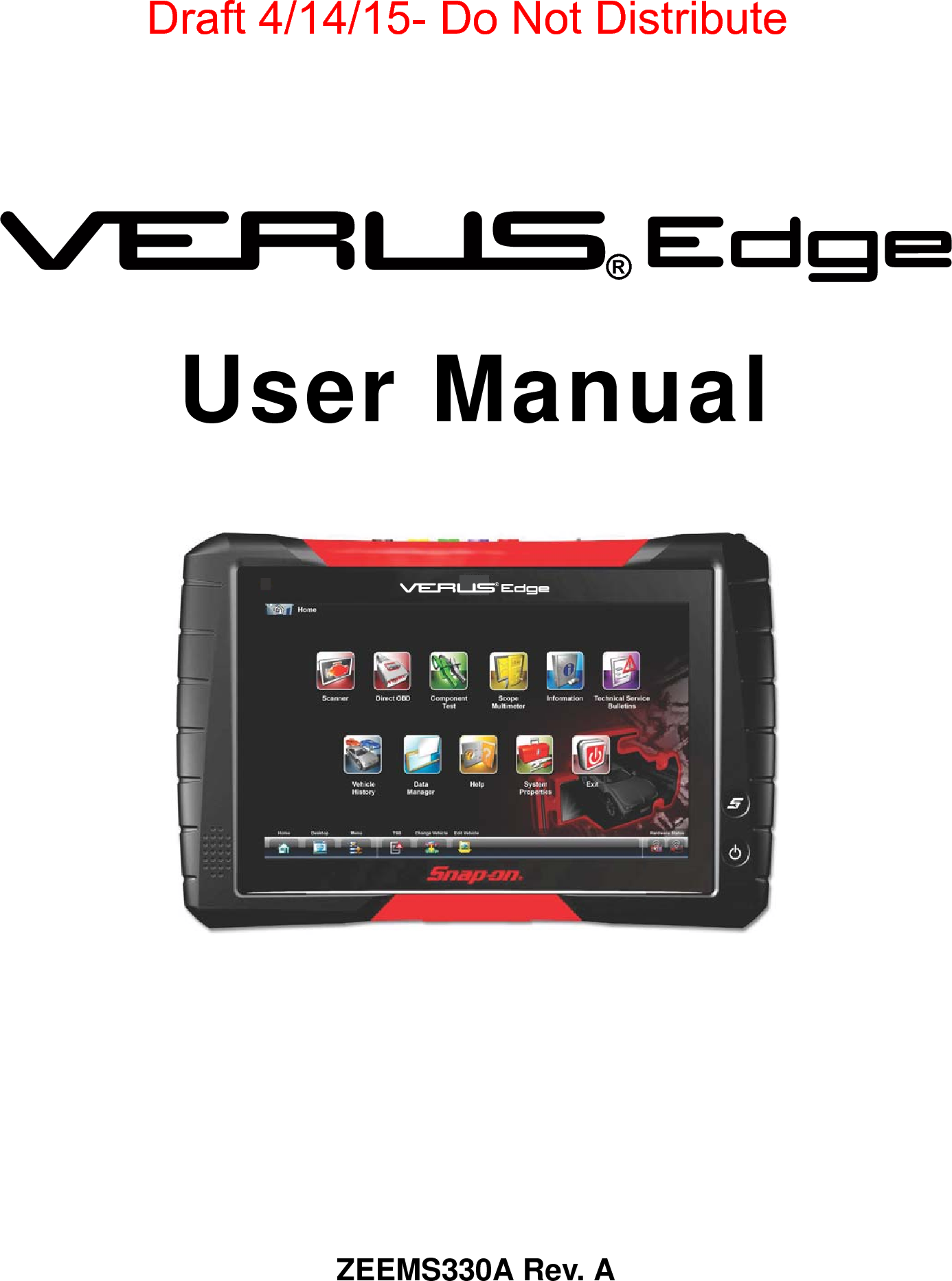 Draft 4/14/15- Do Not DistributeUser ManualZEEMS330A Rev. A