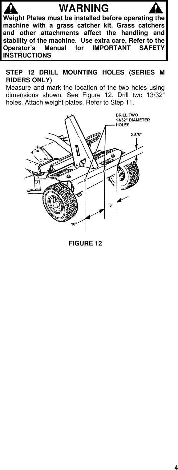 Page 4 of 7 - Snapper Snapper-75438-Users-Manual- #6-1888 Twin Bag Grass Catcher Snapper-75438-users-manual