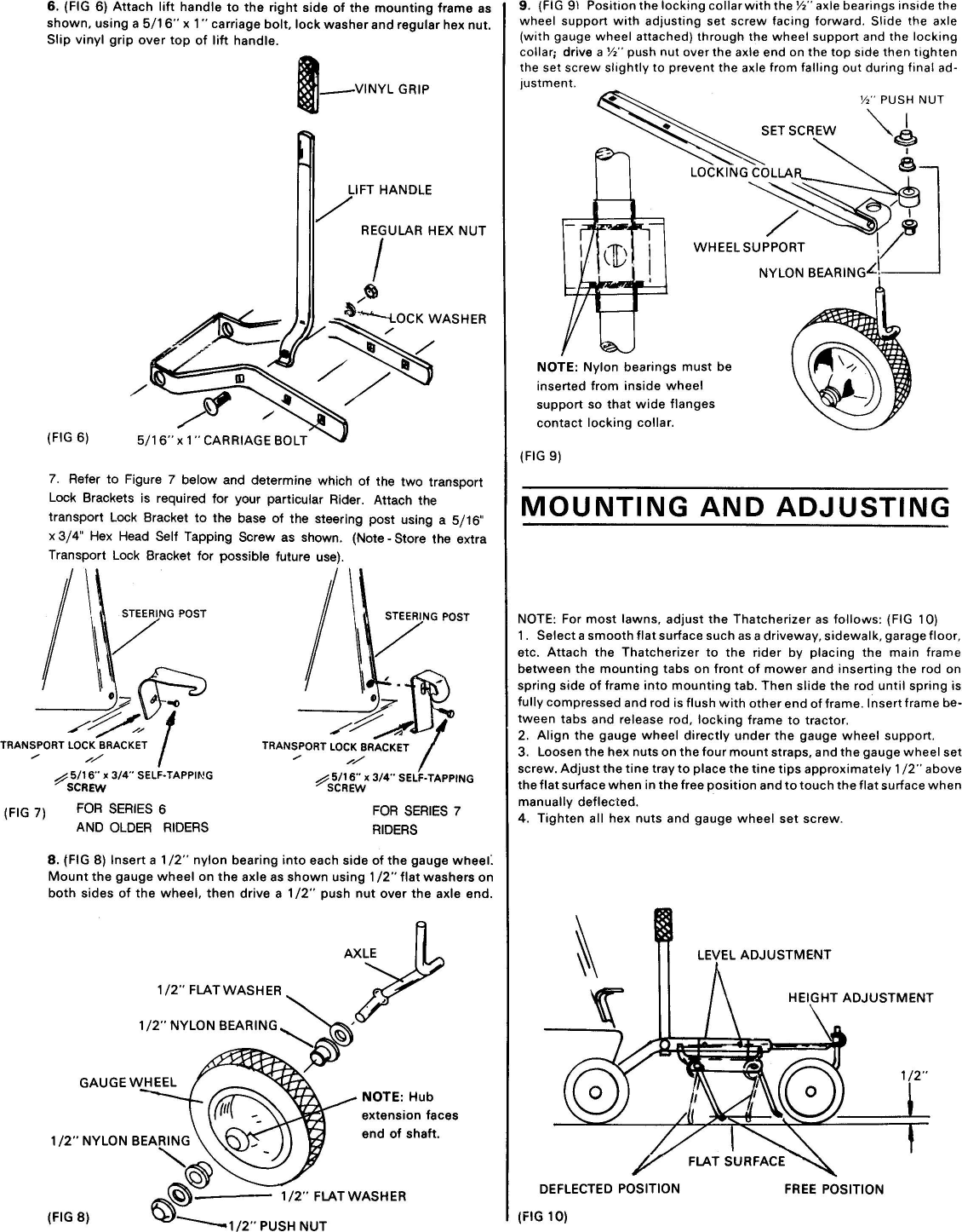 Page 3 of 4 - Snapper Snapper-Thatcherizer-6-0948-Users-Manual-  Snapper-thatcherizer-6-0948-users-manual
