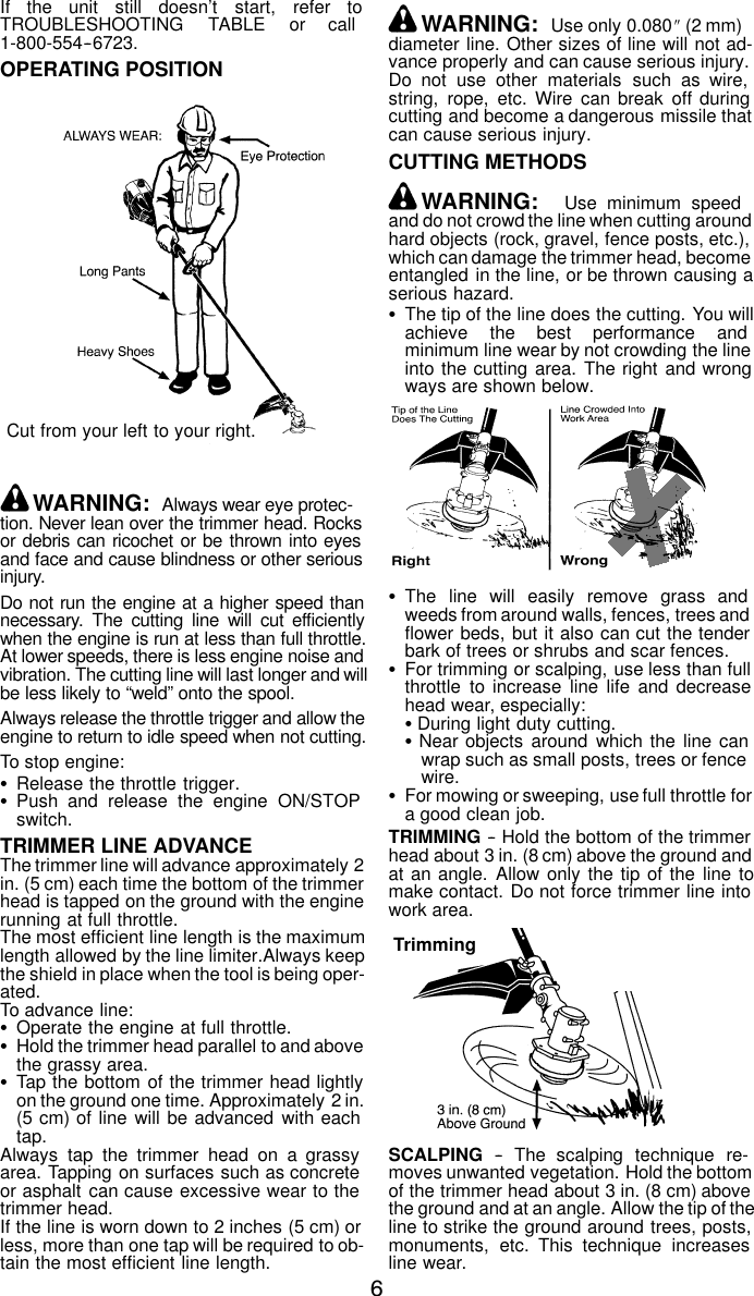 Page 6 of 12 - Snapper S31sst User Manual  To The 1164ea9d-f5d4-48d4-84f3-dd984dc70c9b