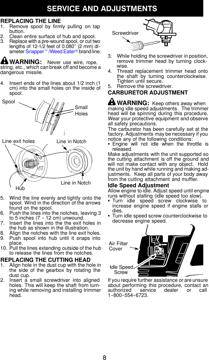 Page 8 of 12 - Snapper S31sst User Manual  To The 1164ea9d-f5d4-48d4-84f3-dd984dc70c9b