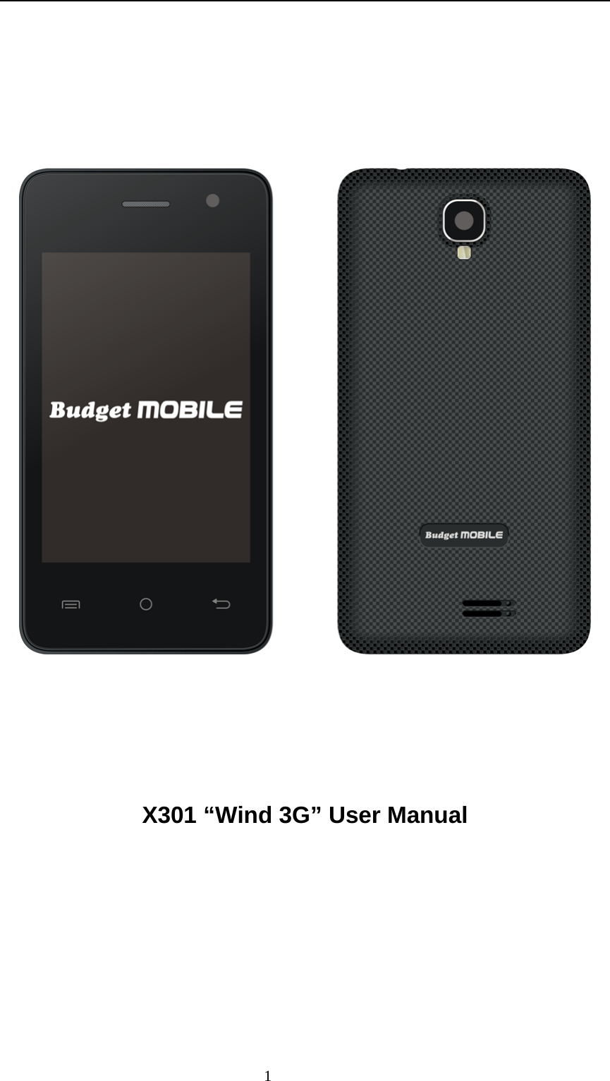 1X301 “Wind 3G” User Manual