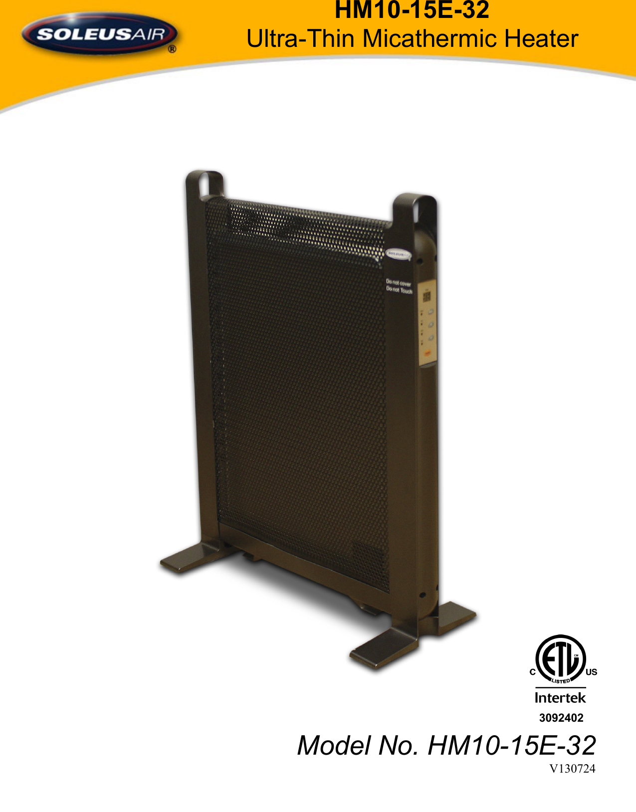 Page 1 of 10 - Soleus-Air Soleus-Air-Soleus-Air-Water-Heater-Hm10-15-E-32-Users-Manual- Soleus-air-soleus-air-water-heater-hm10-15-e-32-users-manual