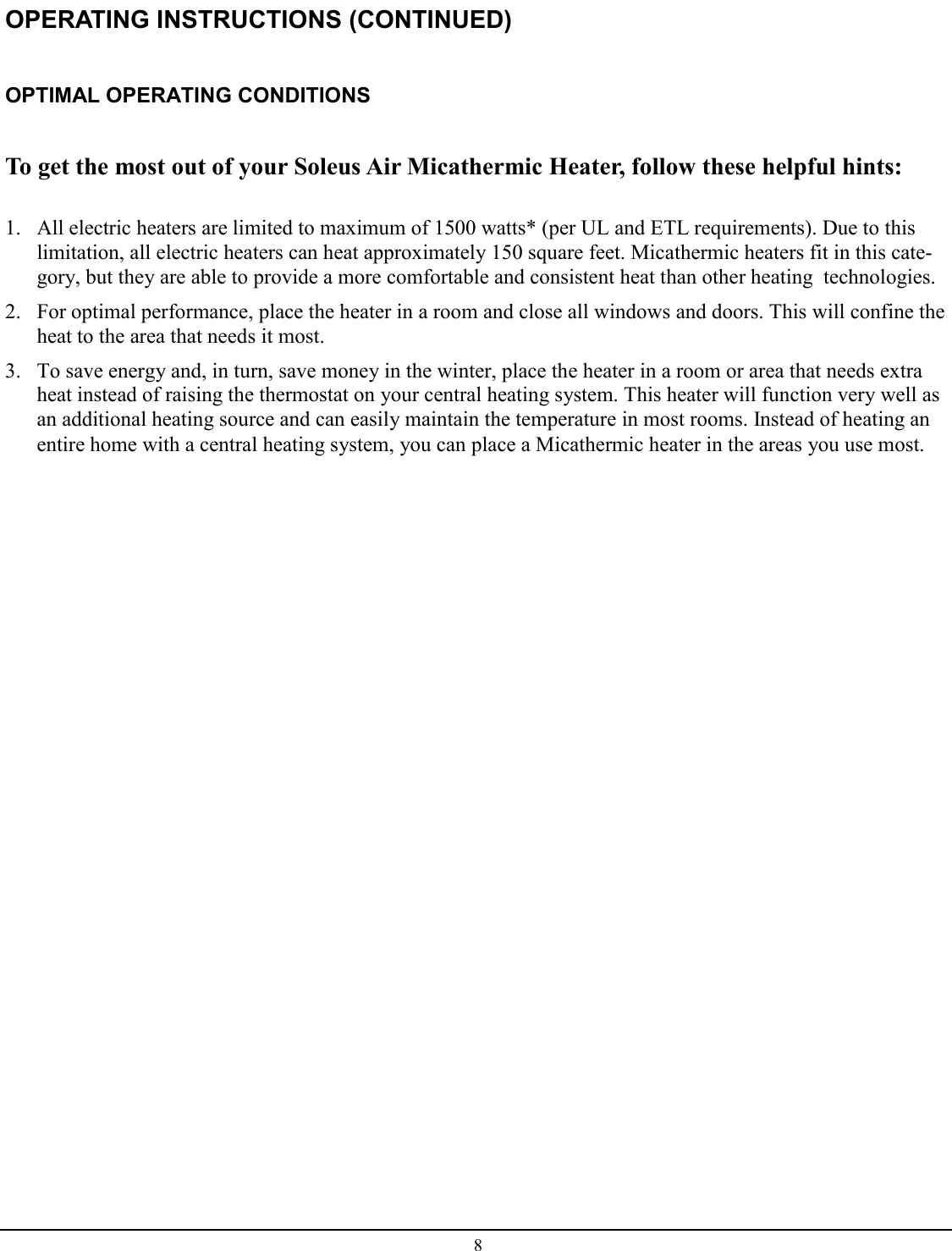 Page 8 of 10 - Soleus-Air Soleus-Air-Soleus-Air-Water-Heater-Hm10-15-E-32-Users-Manual- Soleus-air-soleus-air-water-heater-hm10-15-e-32-users-manual
