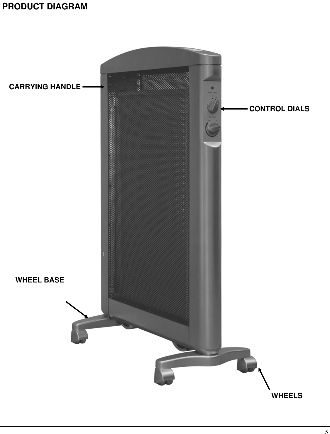 Page 5 of 10 - Soleus-Air Soleus-Air-Ultra-Thin-Micathermic-Heater-Hm1-10-32-Users-Manual- Soleus-air-ultra-thin-micathermic-heater-hm1-10-32-users-manual