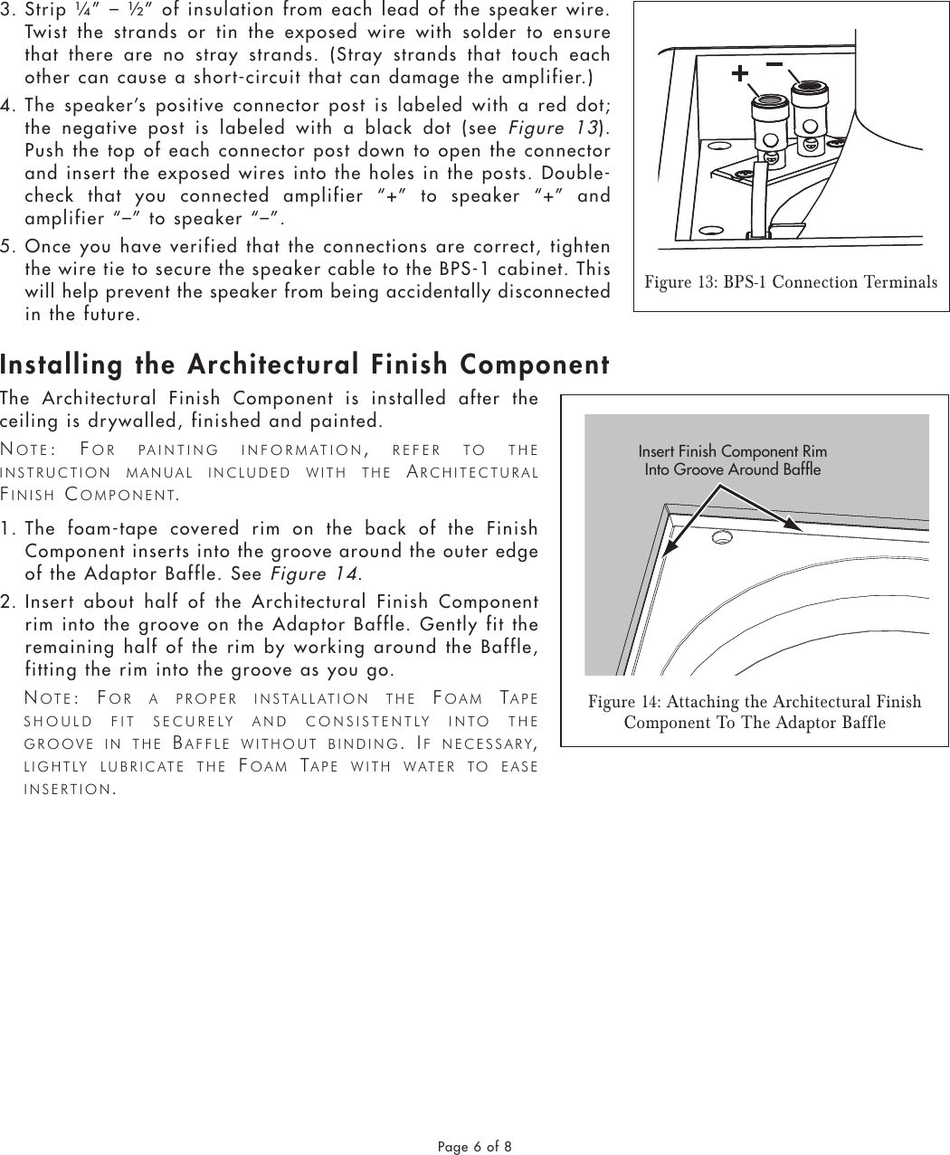 Page 6 of 8 - Sonance Sonance-Bandpass-Subwoofer-Bps-1-Users-Manual- BPS-1 Manual_032708a.qxp  Sonance-bandpass-subwoofer-bps-1-users-manual