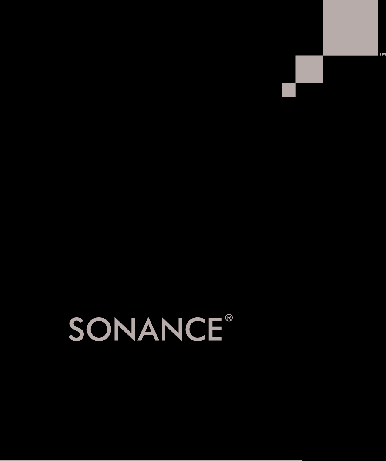Page 1 of 1 - Sonance Sonance-Merlot-M-Series-Users-Manual-  Sonance-merlot-m-series-users-manual