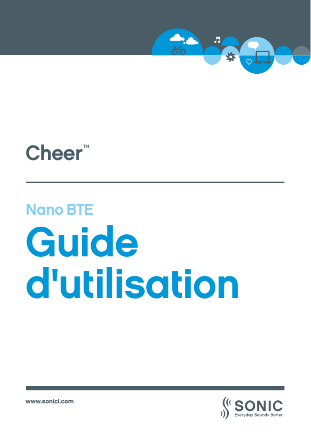 www.sonici.comCheer™Nano BTE Guide  d&apos;utilisation