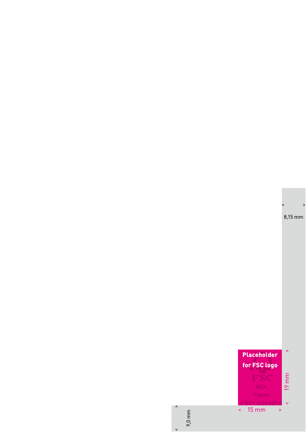 &lt;    15 mm  &gt;&lt; &gt; 8,15 mm&lt; &gt; 9,0 mm&lt;       19 mm  &gt;Placeholder for FSC logo