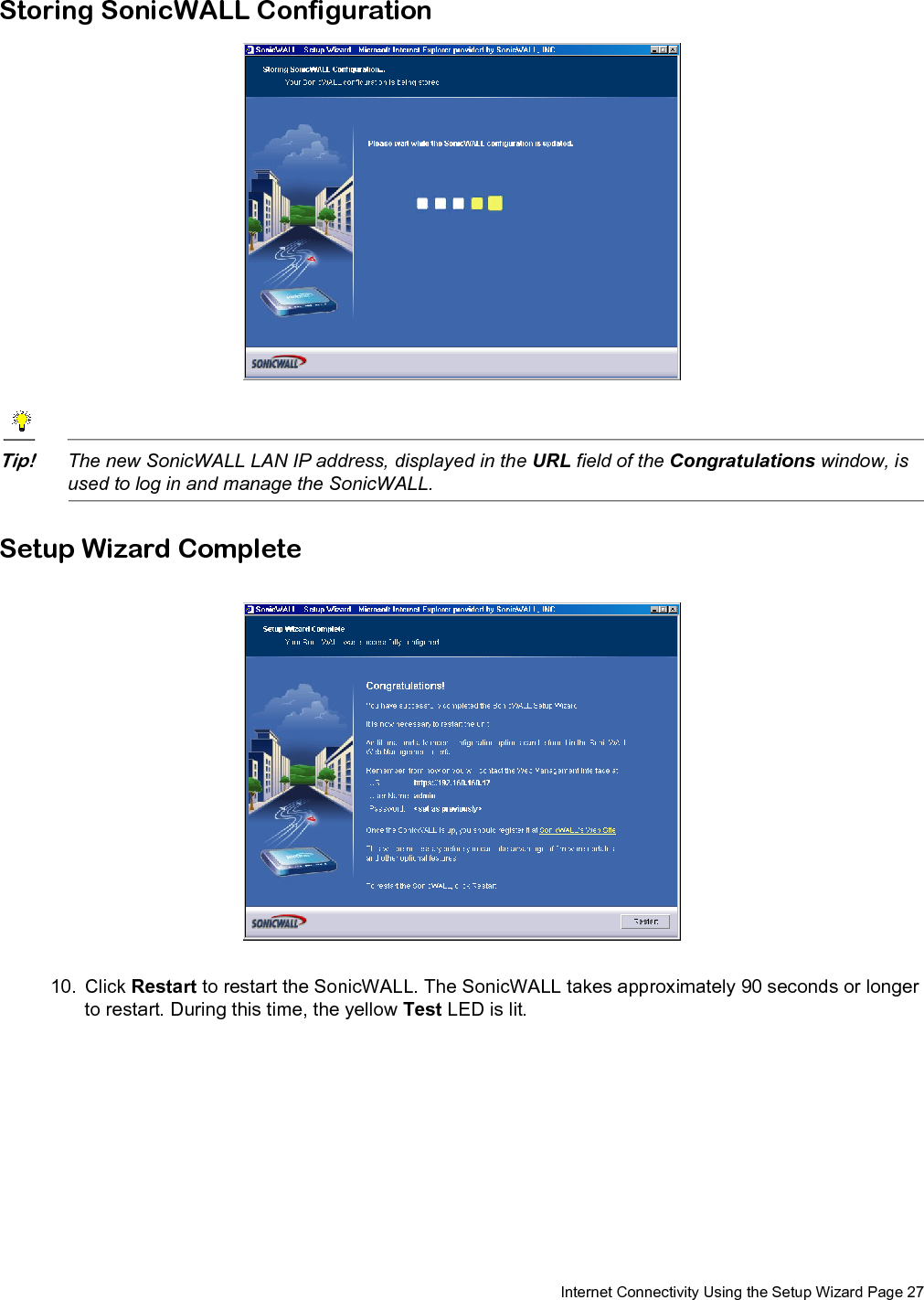 Page 28 SonicWALL SonicOS Standard Administrator’s Guide