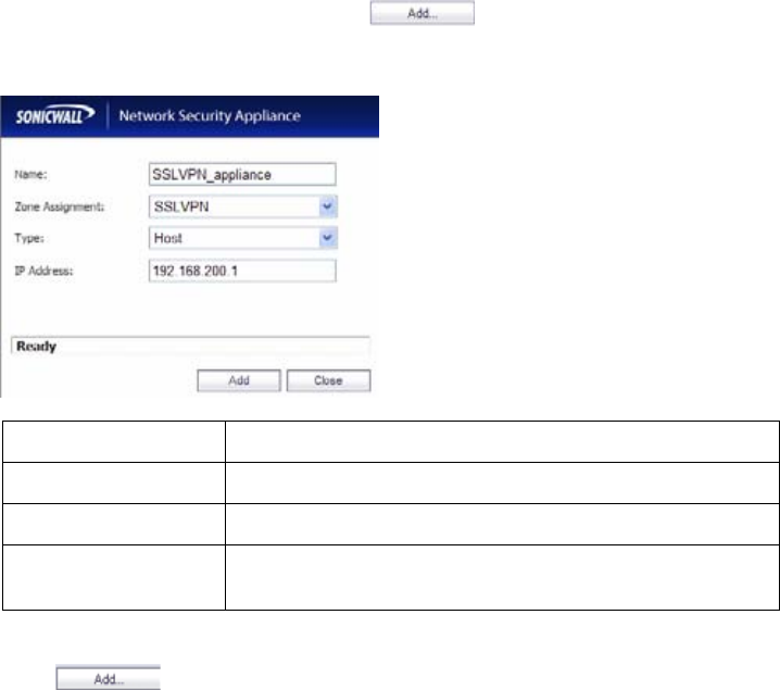 sonicwall ssl vpn client route not saving