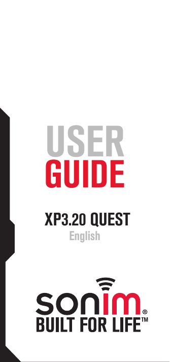  USER GUIDE XP3.20 QUEST     English