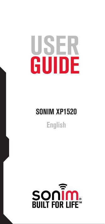 1USERGUIDESONIM XP1520 English