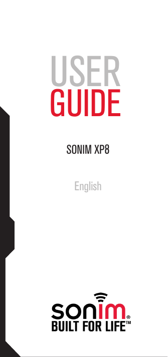 1USERGUIDESONIM XP8 English