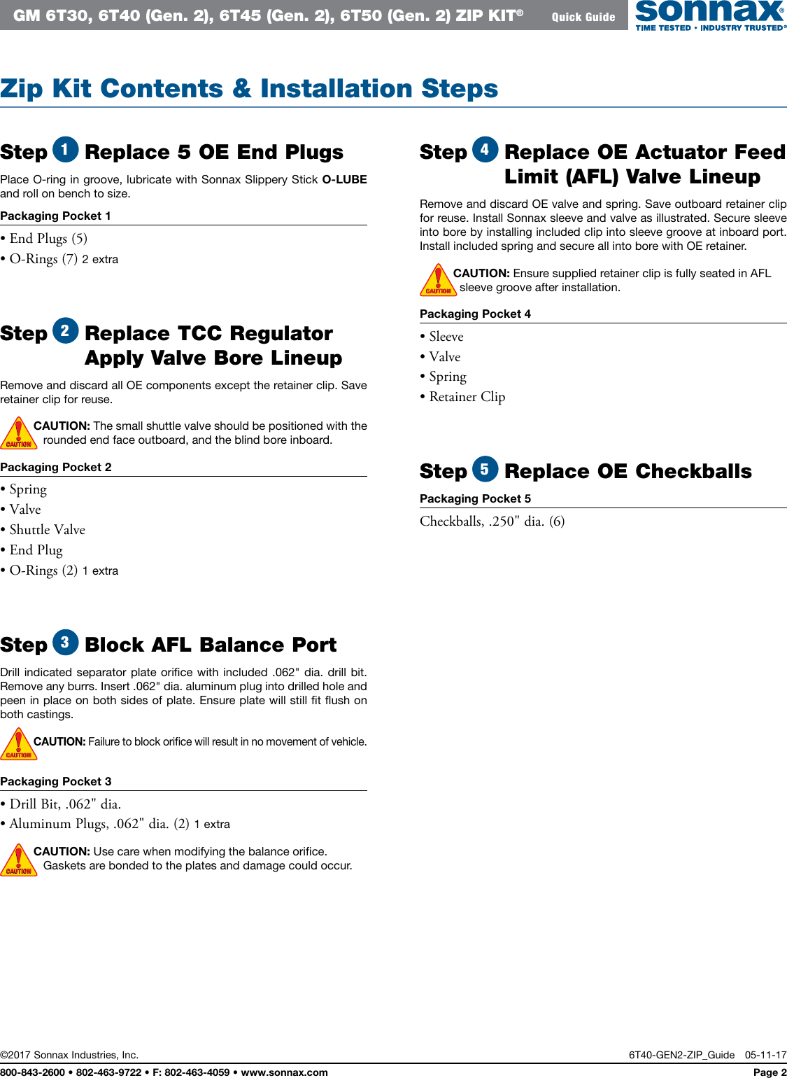 Page 2 of 10 - 6T40-GEN2-ZIP-IN