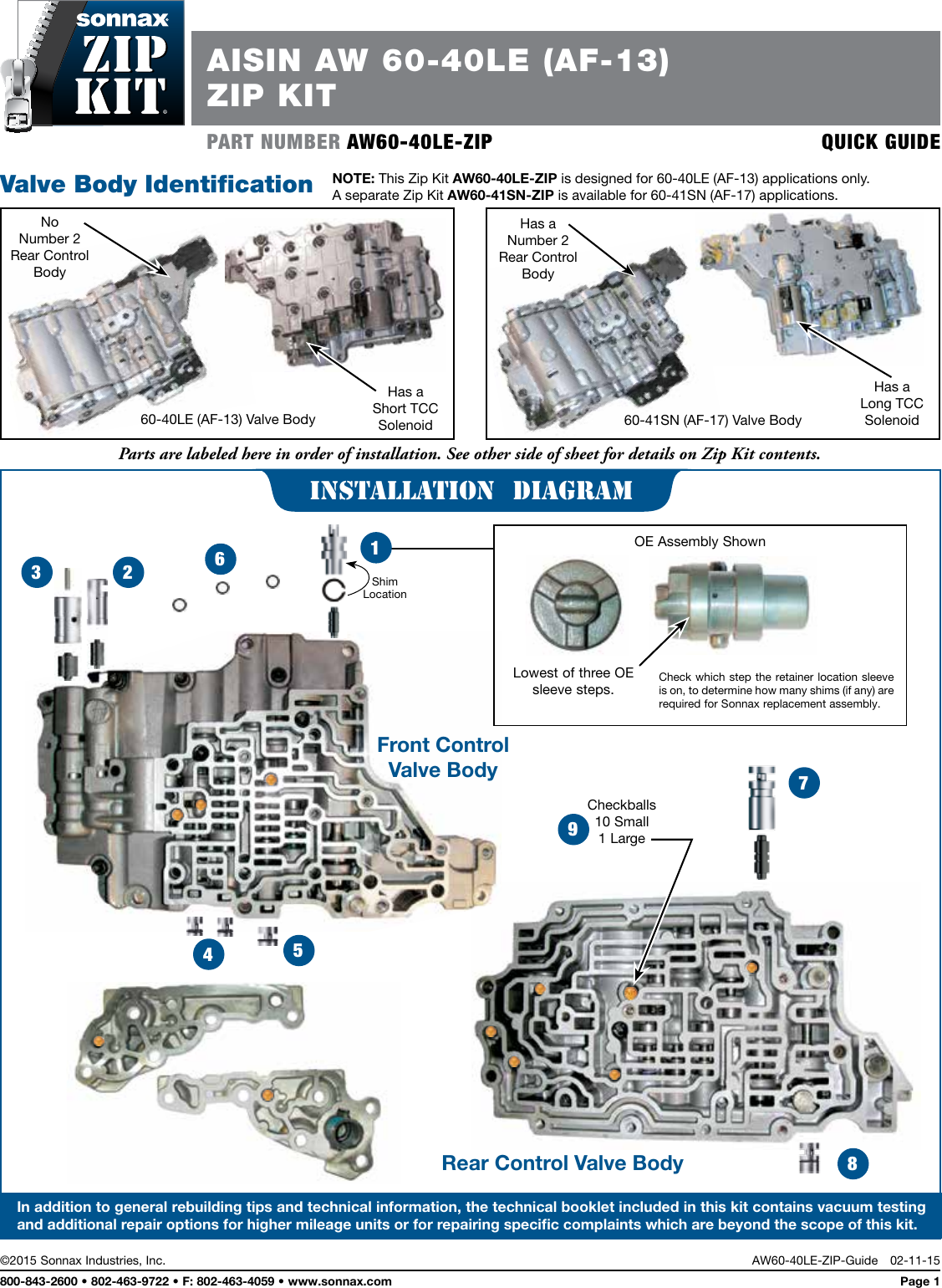 Page 1 of 10 - AW60-40LE-ZIP-IN