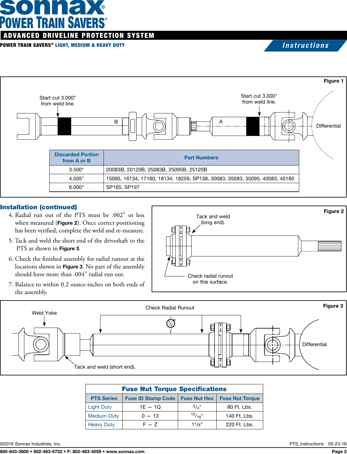 Page 2 of 2 - PTS Installation Instructions