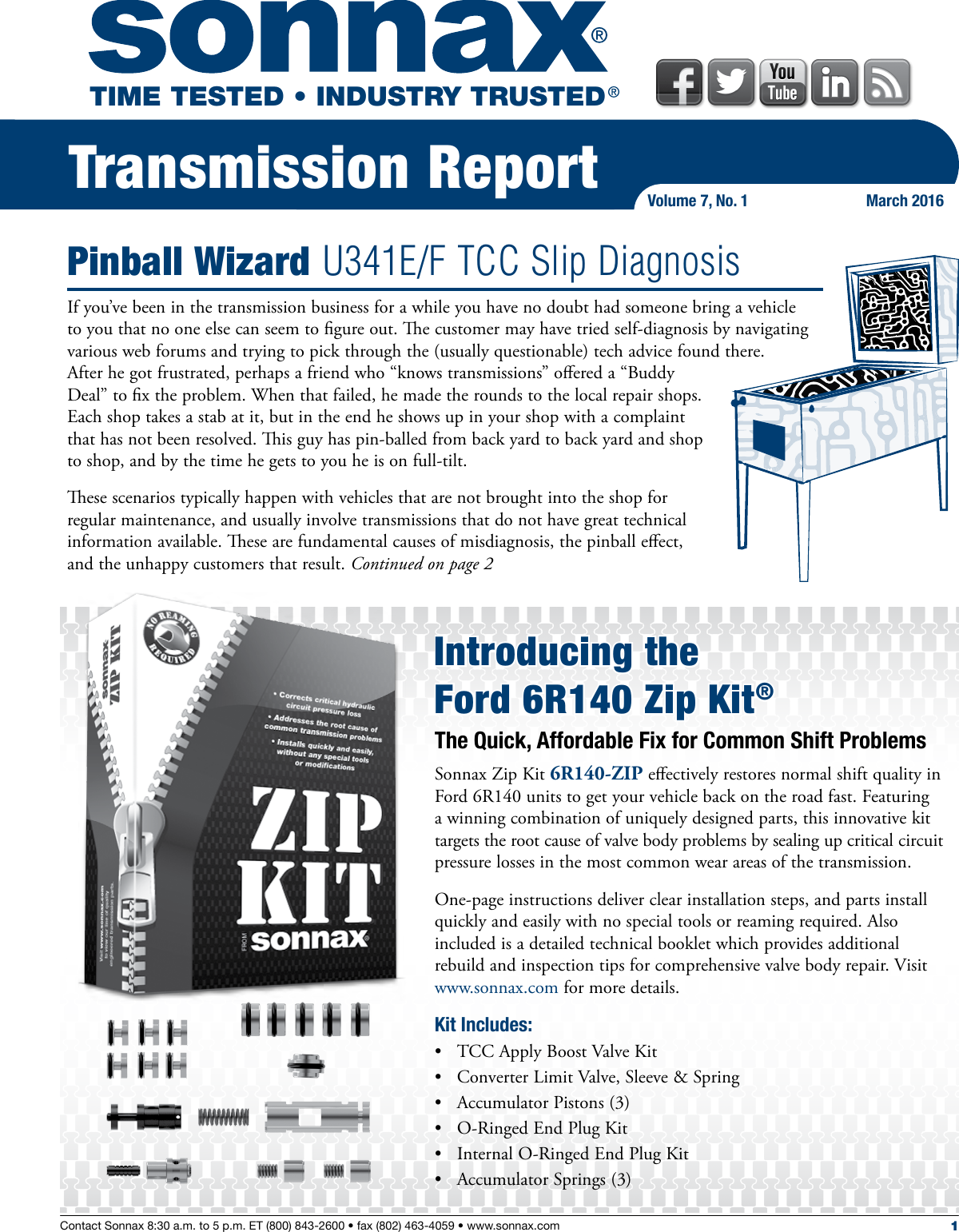 Page 1 of 8 - Sonnax Trans Report V7n1