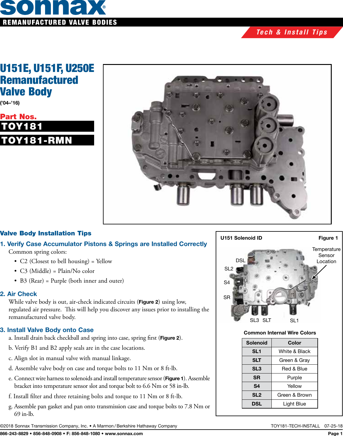 Page 1 of 2 - TOY181-Tech-Install