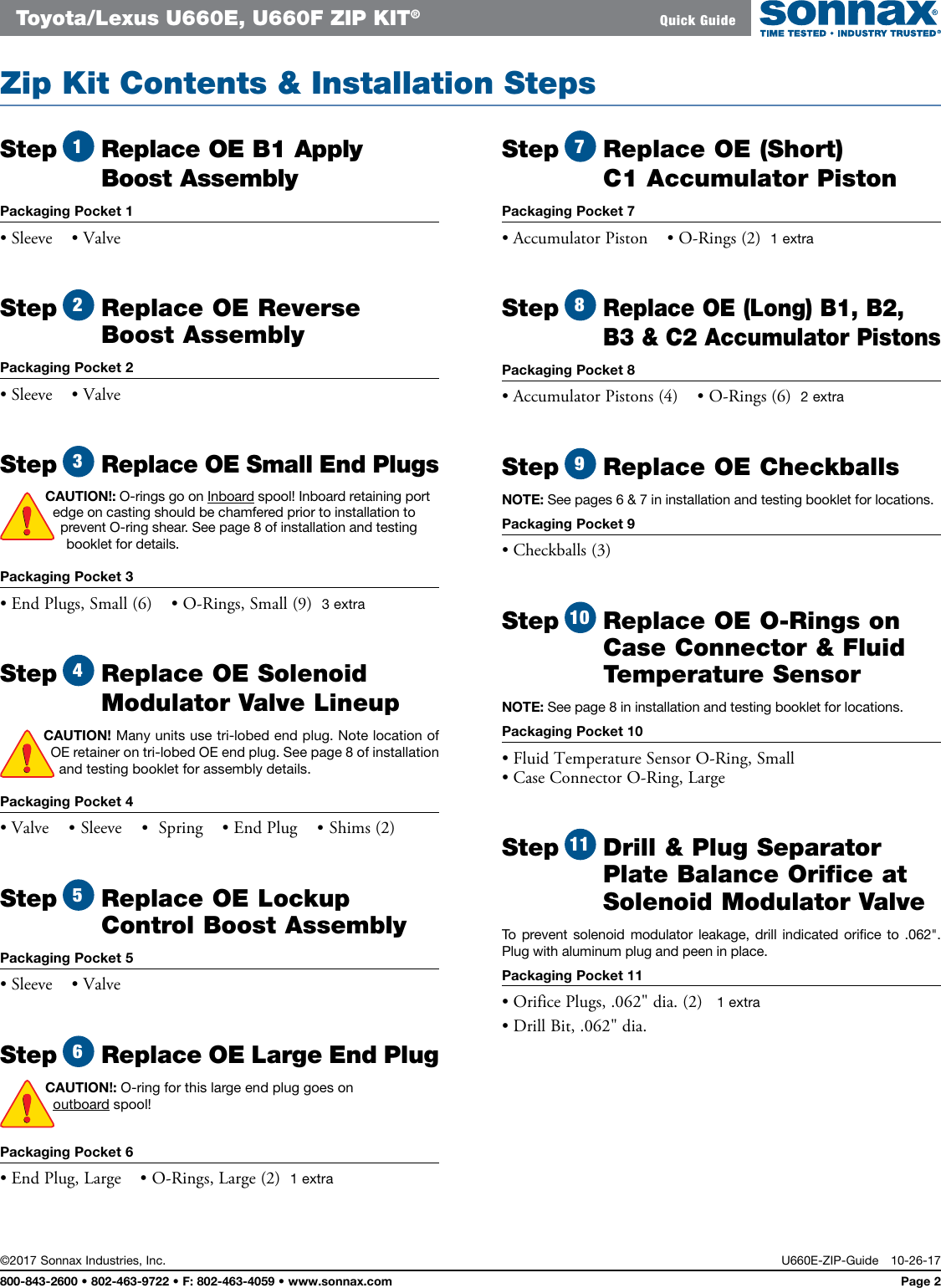 Page 3 of 11 - U660E-ZIP-IN