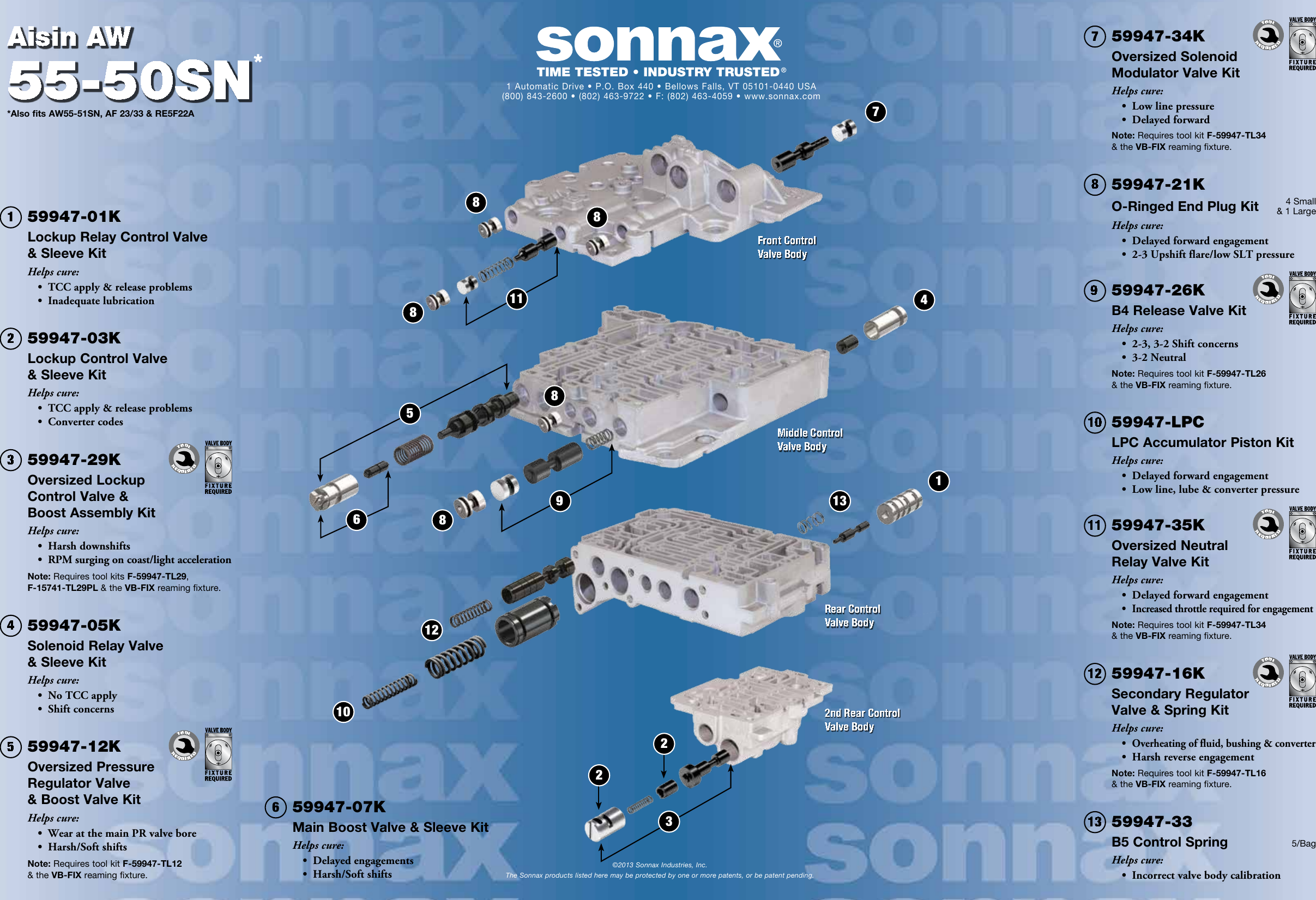 Схема акпп aisin 55 51