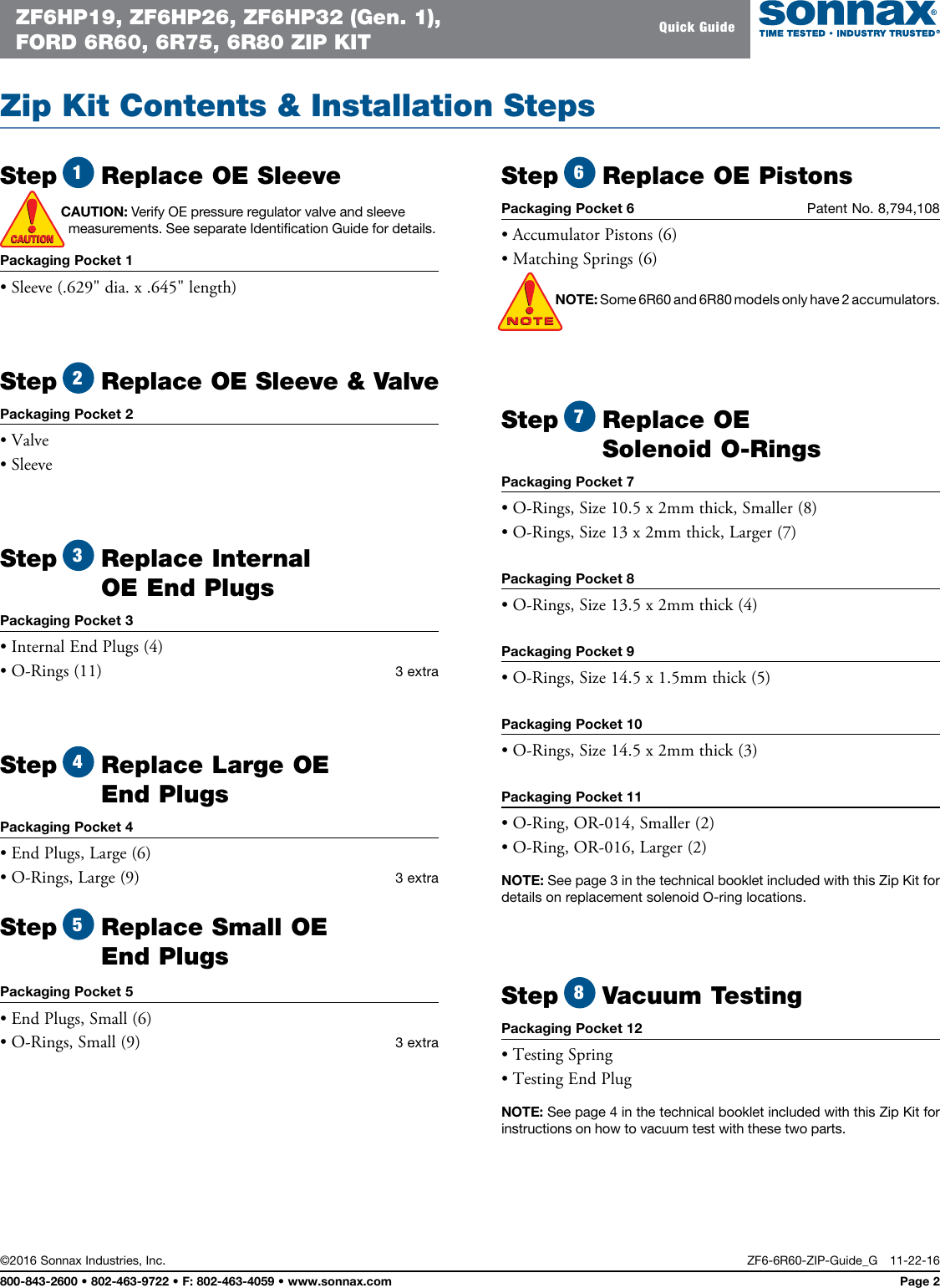 Page 3 of 11 - ZF6-6R60-ZIP-IN