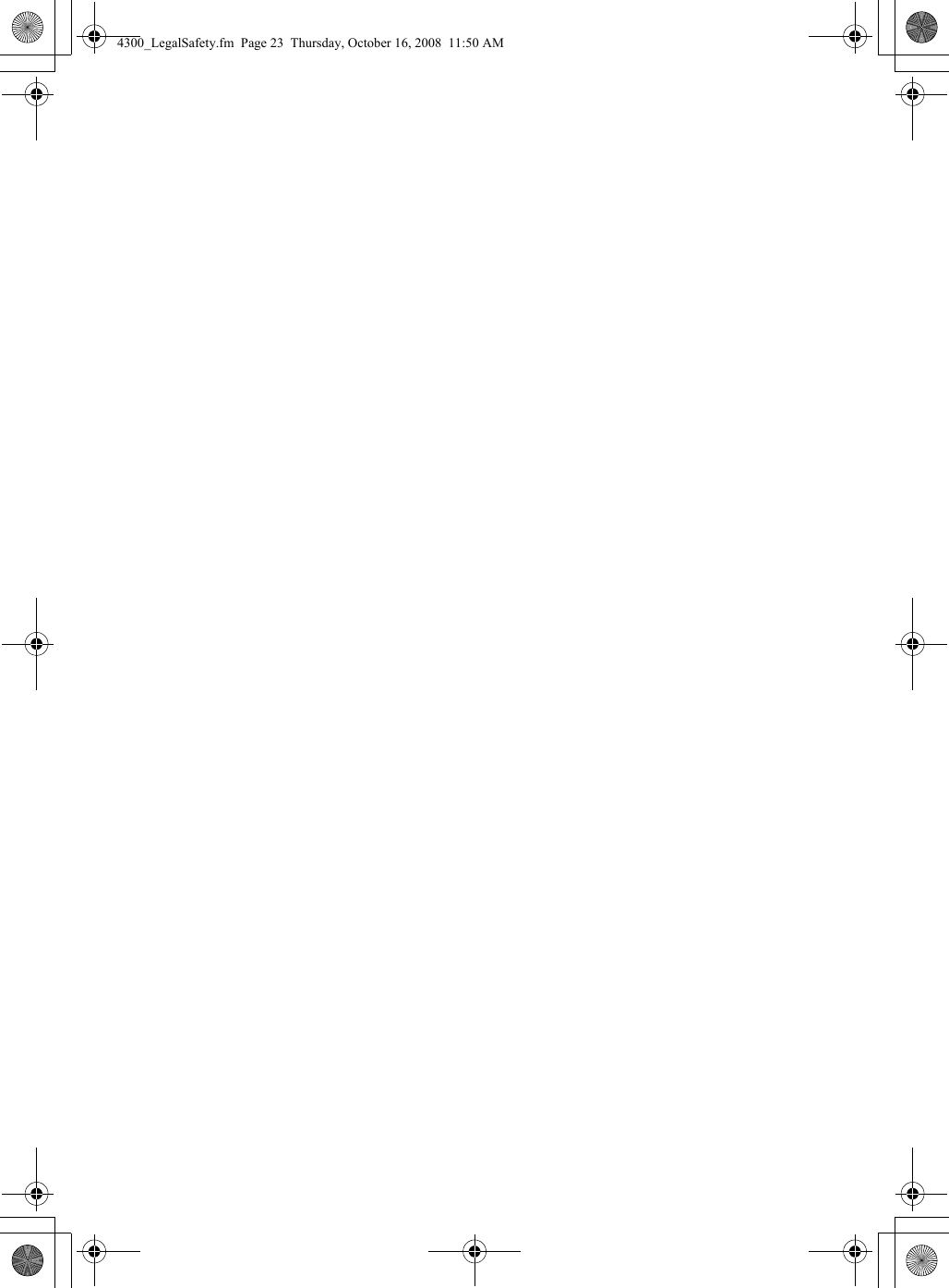 4300_LegalSafety.fm  Page 23  Thursday, October 16, 2008  11:50 AM