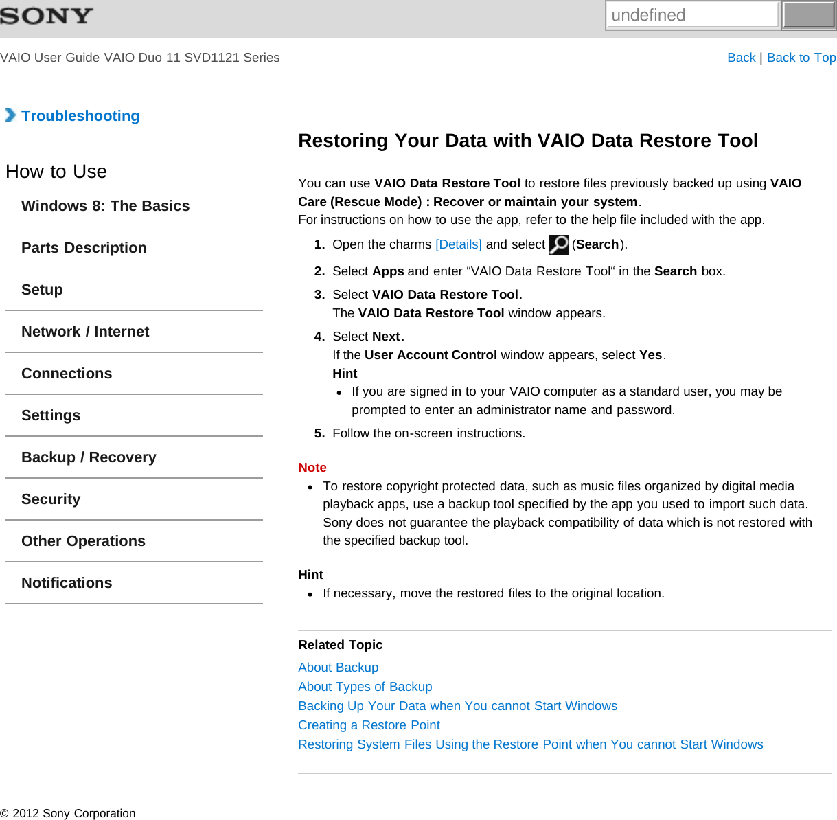 Page 122 of Sony Group SVD112A1WL Personal Computer User Manual C  Users 0011250289 Desktop Musashi UC