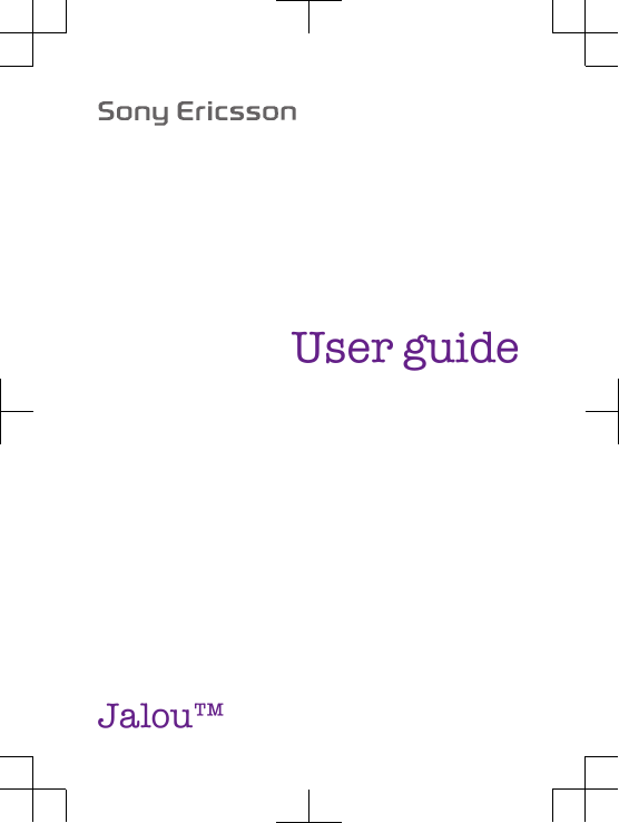 User guideJalou&trade;