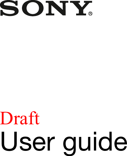 DraftUser guideG3212/G3226