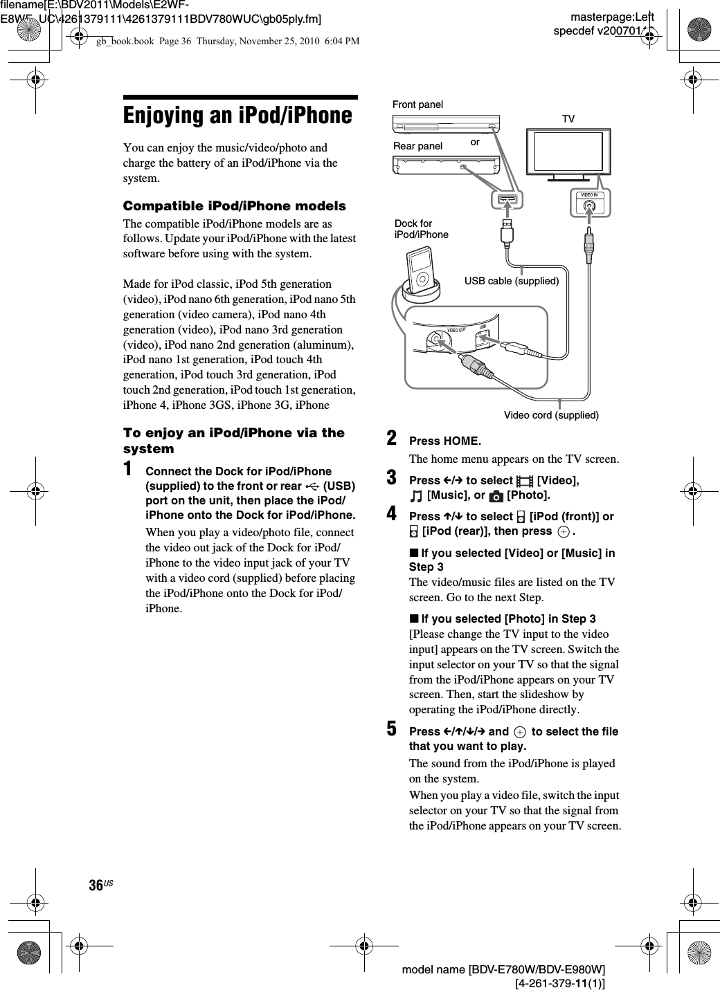 masterpage:Leftspecdef v20070110filename[E:\BDV2011\Models\E2WF-E8WF_UC\