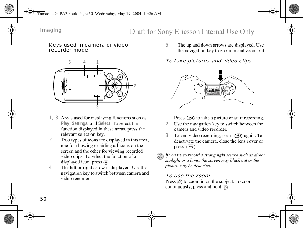 Page 50 of Sony A1021051 Licensed Transmitter User Manual Tamao UG PA3