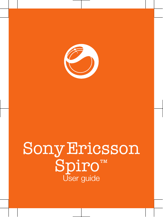 Sony EricssonSpiro™User guide