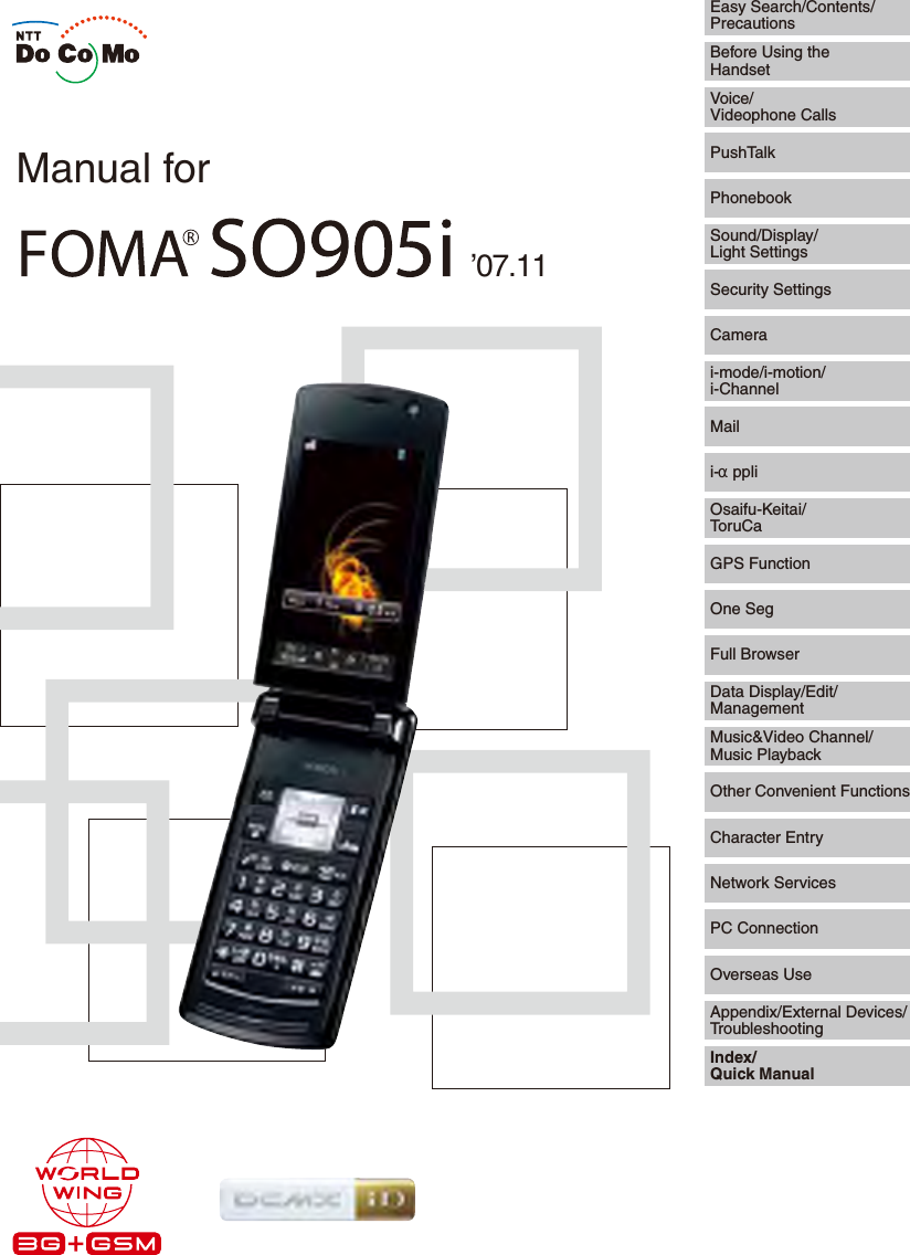 Page 1 of Sony A3624011 Licensed transmitter User Manual 