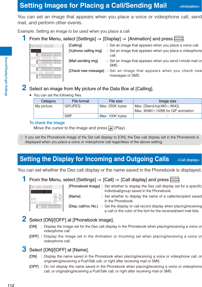 Page 114 of Sony A3624011 Licensed transmitter User Manual 