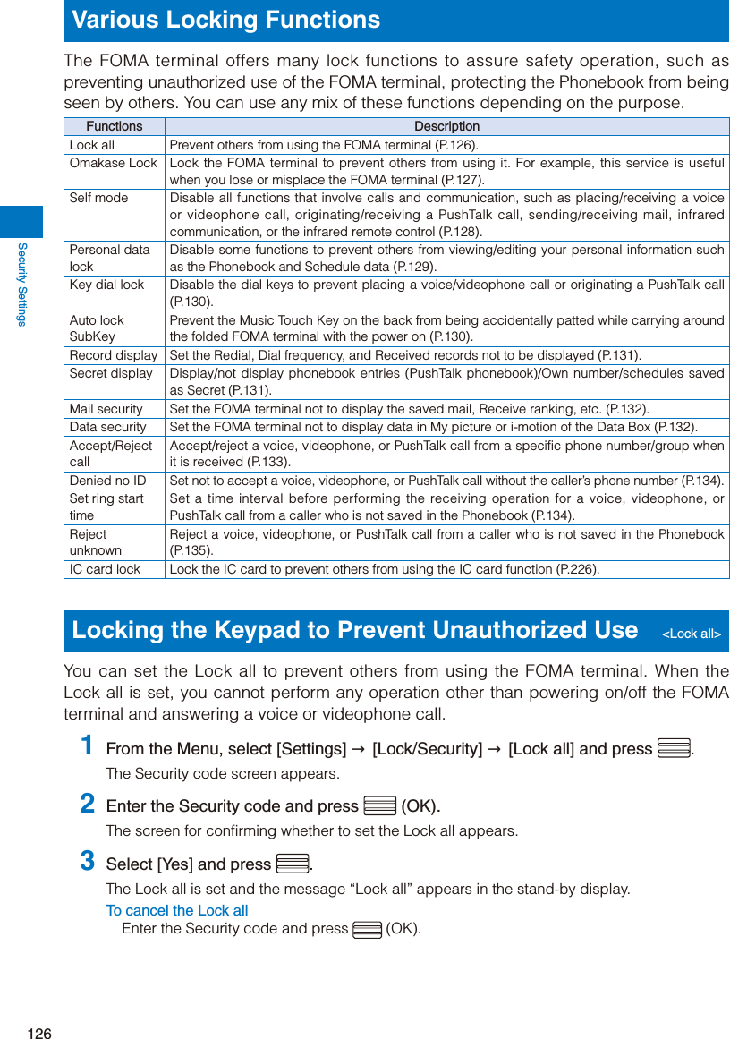 Page 128 of Sony A3624011 Licensed transmitter User Manual 