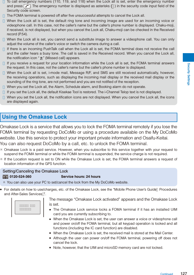 Page 129 of Sony A3624011 Licensed transmitter User Manual 