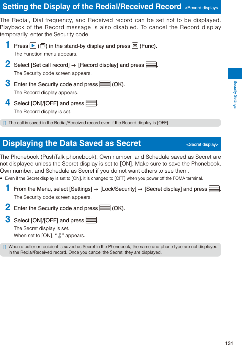 Page 133 of Sony A3624011 Licensed transmitter User Manual 