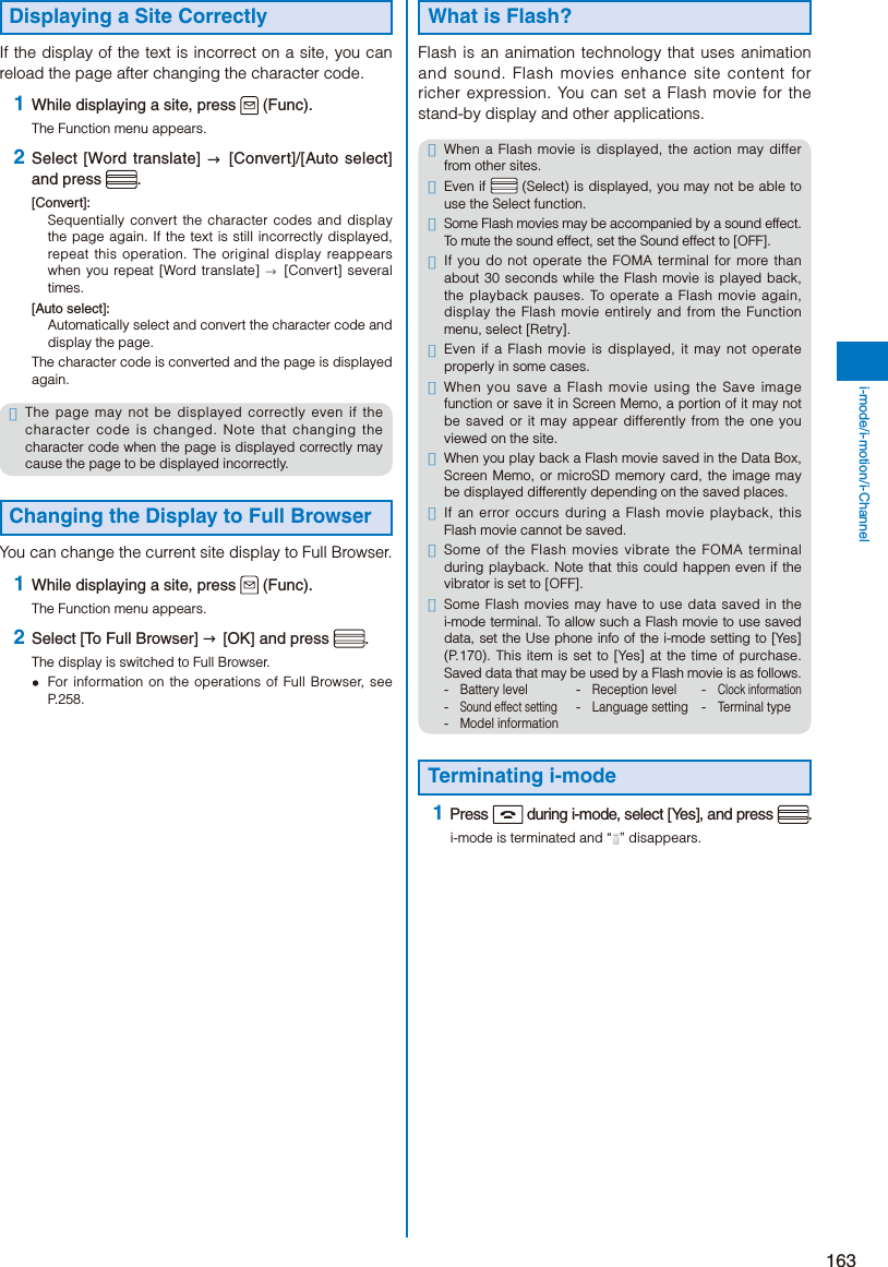 Page 165 of Sony A3624011 Licensed transmitter User Manual 